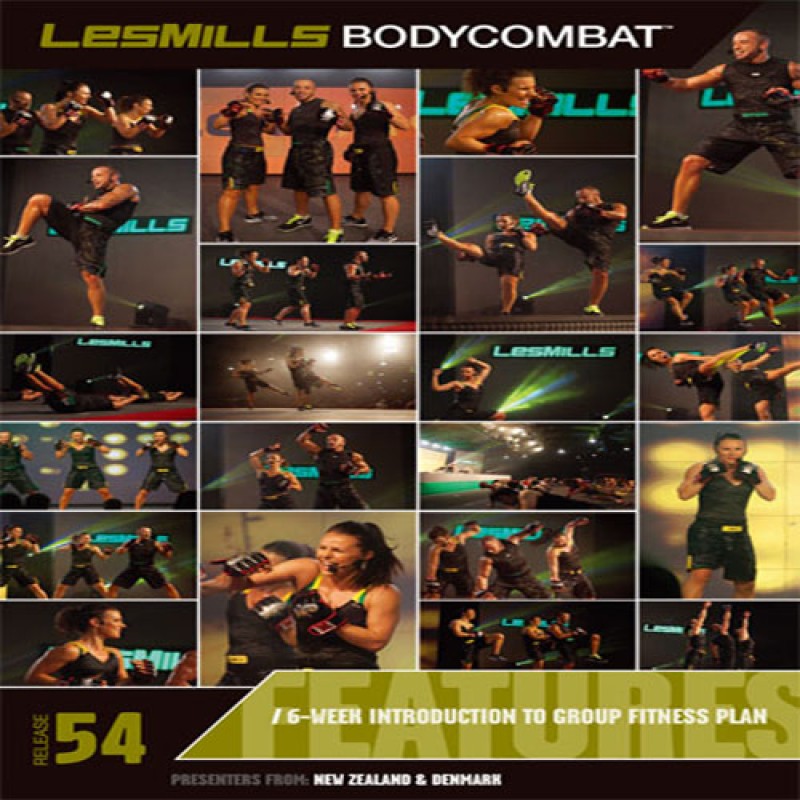 BODYCOMBAT 54 DVD, CD,& Choreo Notes BODY COMBAT 54